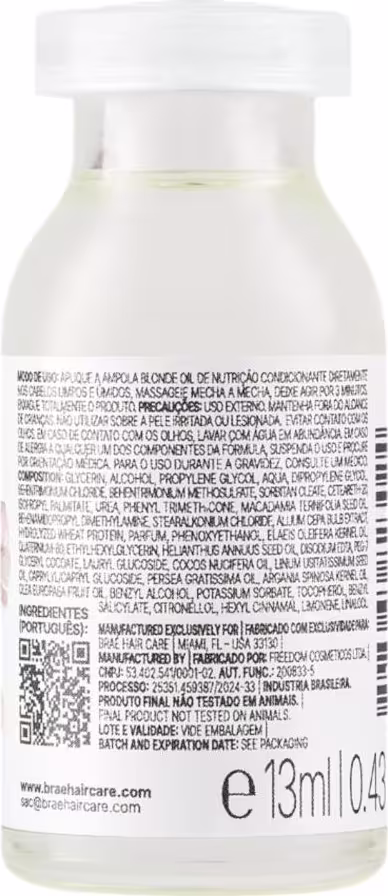 Kit Braé Blonde Oil by Ana Paula Siebert Quarteto Squad, 4 produtos.