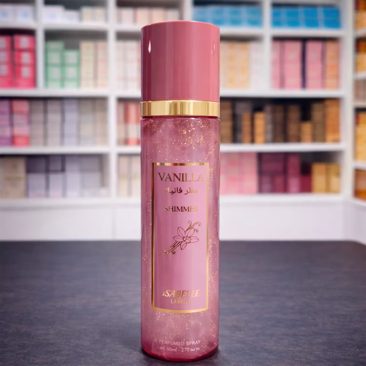 Body Splash Isabelle La Belle Shimmer Vanilla, 300ml.