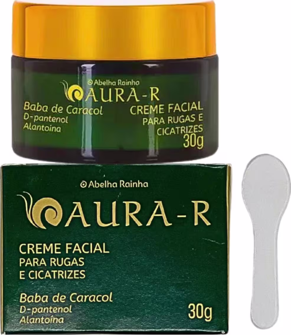 Creme Hidratante Facial Abelha Rainha Aura-R, 30g.