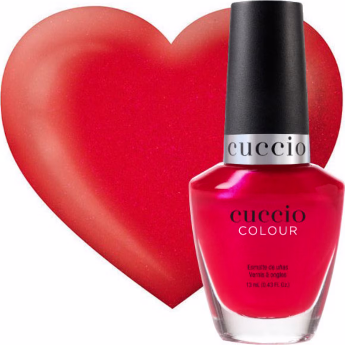 Esmalte Cremoso Cuccio Brasil Colour Red Lights in Amsterdan 13ml.