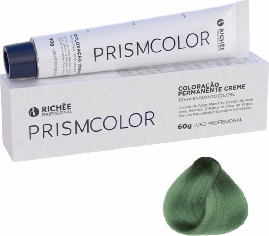 Coloração Richée Professional Prismcolor 0.13 Verde Mate 60g