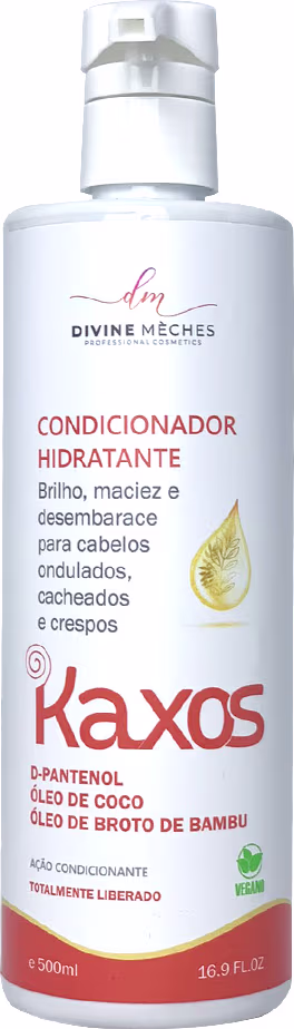 Condicionador Hidratante Divine Mèches Kaxos, 500ml.