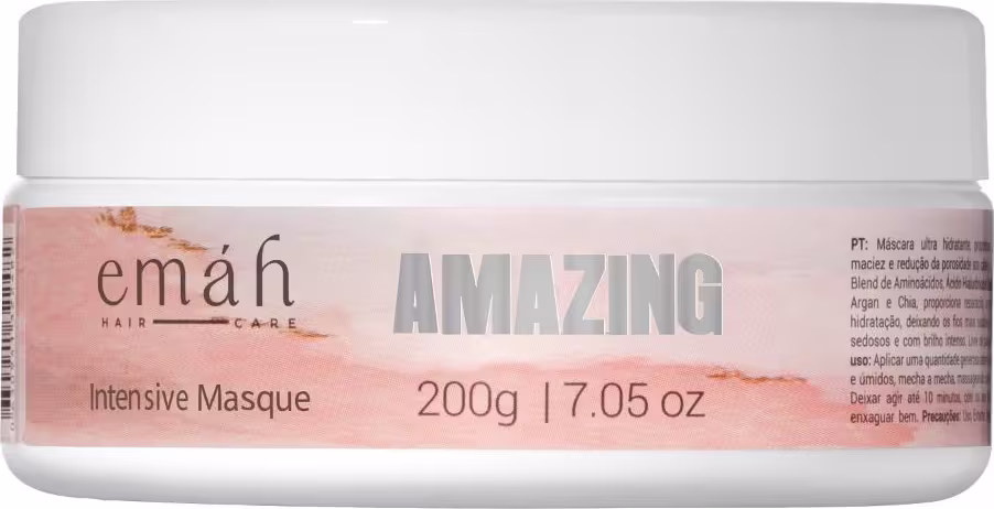 Kit Emáh Hair Care Amazing Triple Glow, 3 produtos.