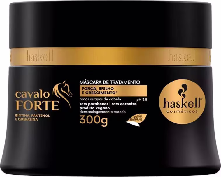 Kit Haskell Cavalo Forte + Acessórios Quinteto, 5 produtos.