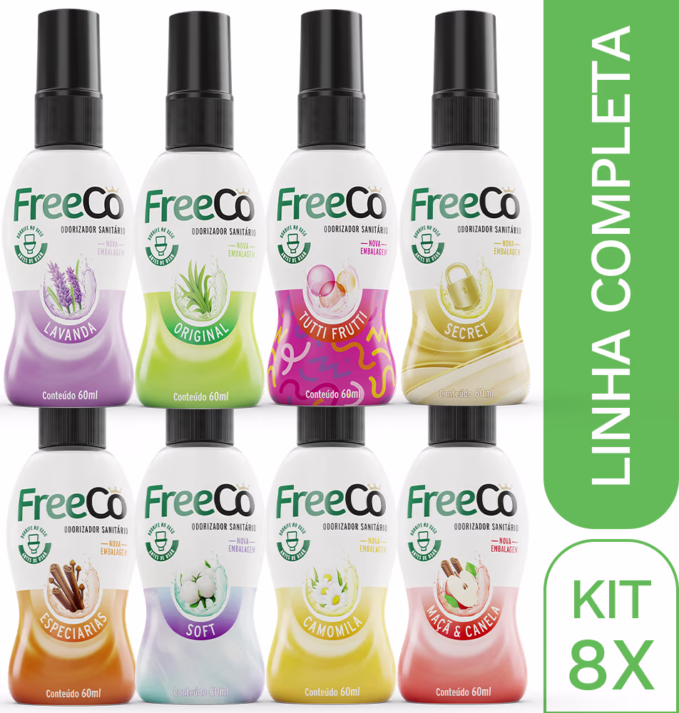 Kit FreeCô Full Squad, 8 unidades.