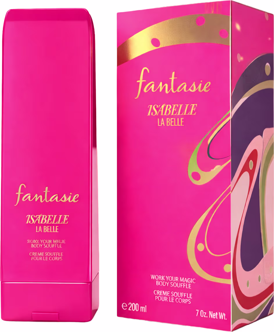 Loção Hidratante Corporal Isabelle La Belle Fantasie, 200ml.