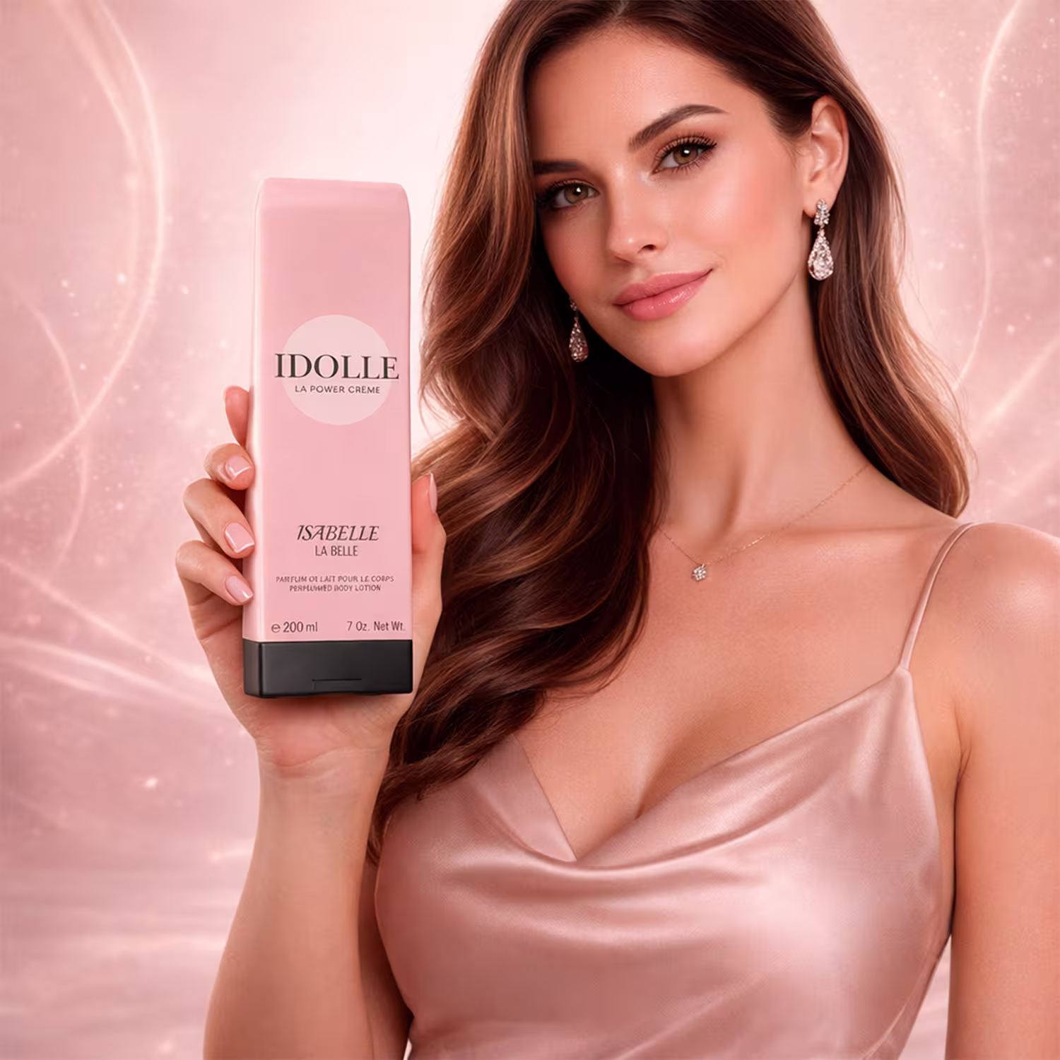 Loção Hidratante Corporal Isabelle La Belle Idolle La Power Crême, 200ml.