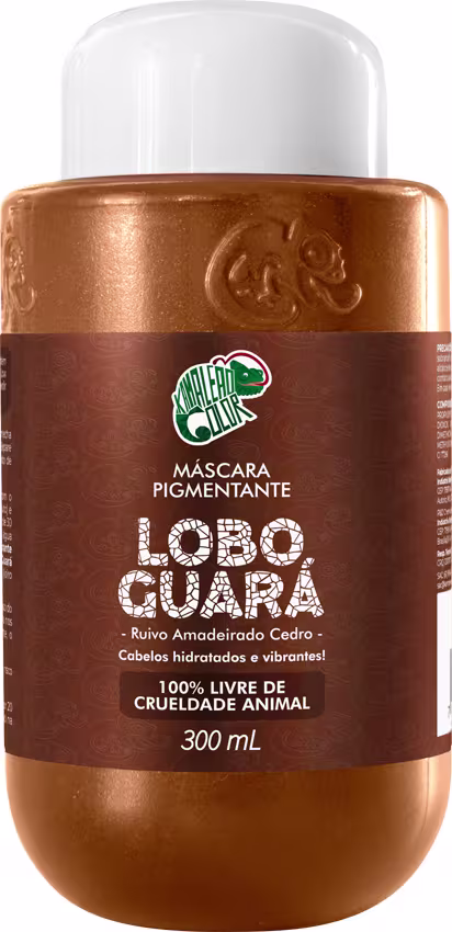Máscara Pigmentante Capilar Kamaleão Color Lobo Guará, 300ml.