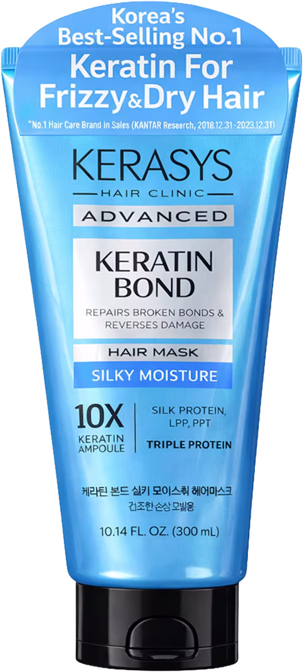 Kit Kerasys Advanced Moisture Ampoule + Keratin Bond, 2 produtos.