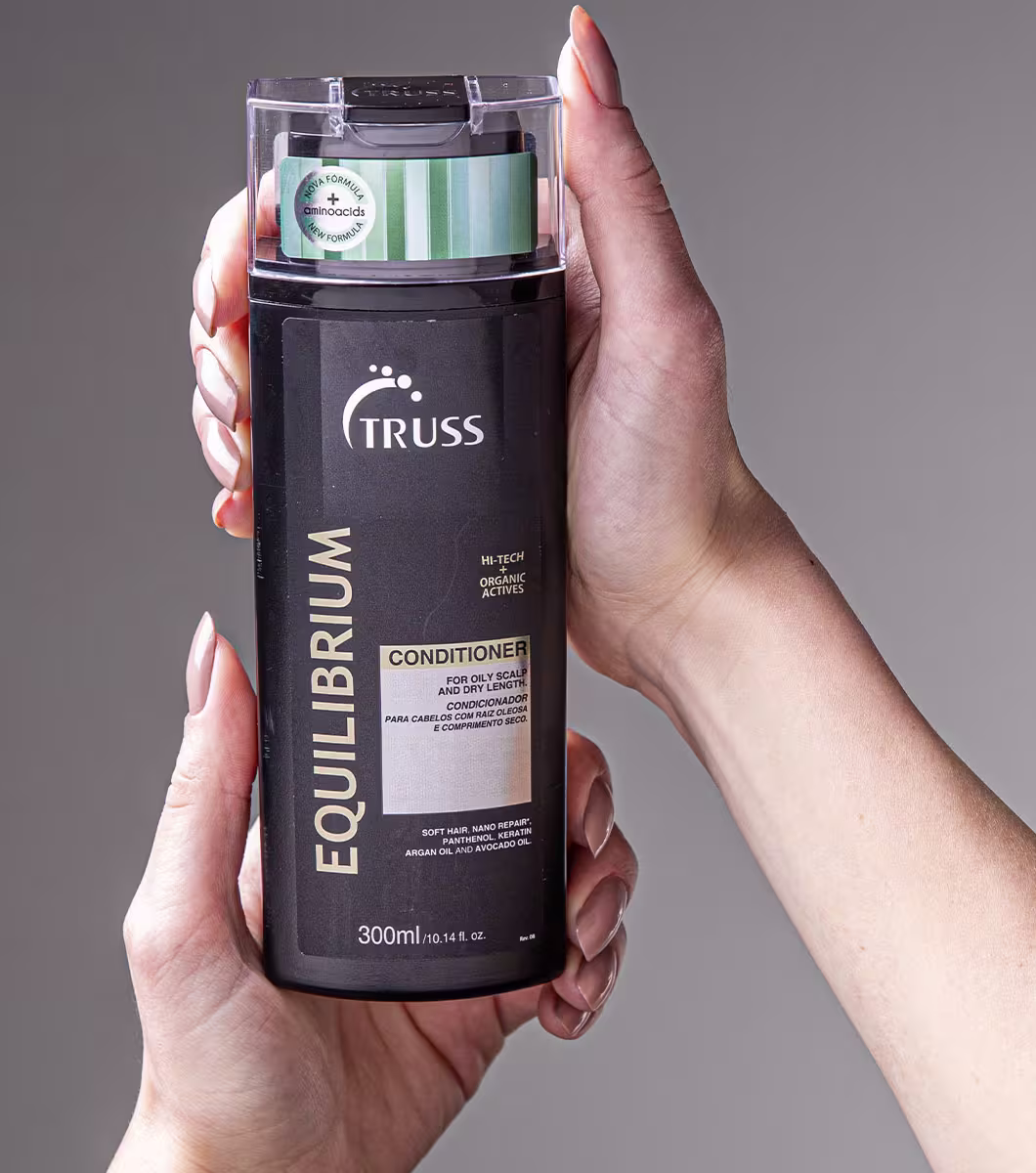 Kit TRUSS Equilibrium + Uso Obrigatório Oil Trio, 3 produtos.