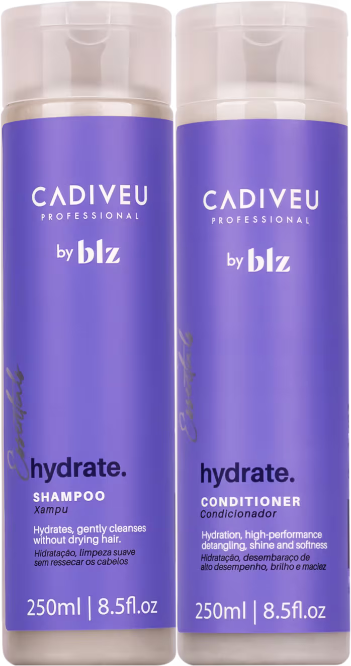 Kit Cadiveu Professional Essentials Hydrate by BLZ com shampoo e condicionador de 250ml cada