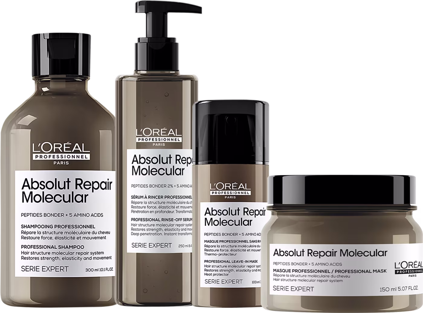 Kit L'Oréal Professionnel com produtos da linha Absolut Repair Molecular
