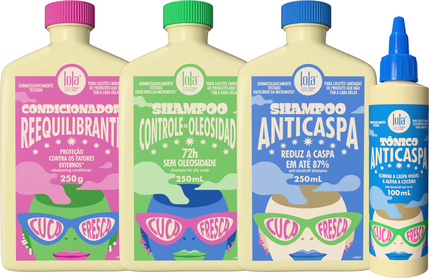 Kit Lola from Rio Cuca Fresca Quarteto, 4 produtos.