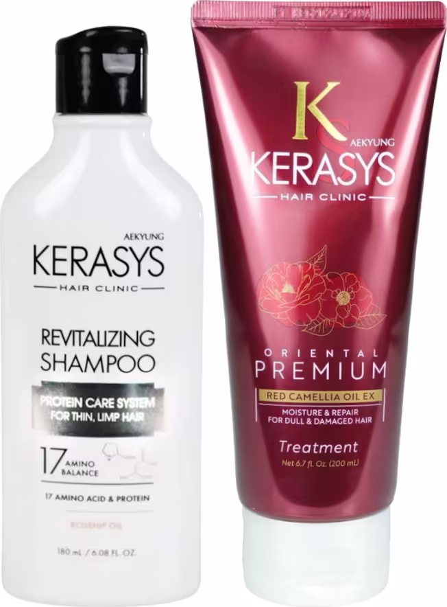 Kit Kerasys Revitalizing + Oriental Premium Duo, 2 produtos.