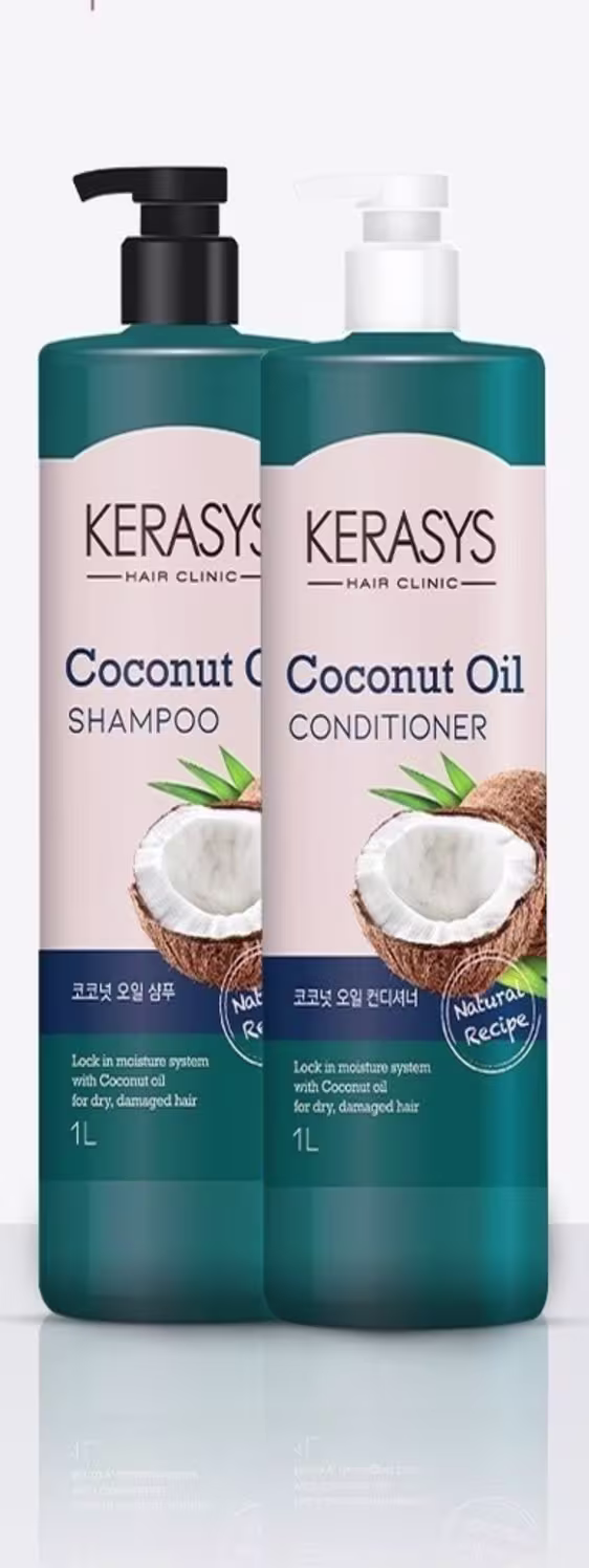 Kit Kerasys Coconut Oil Duo Salon, 2 produtos.