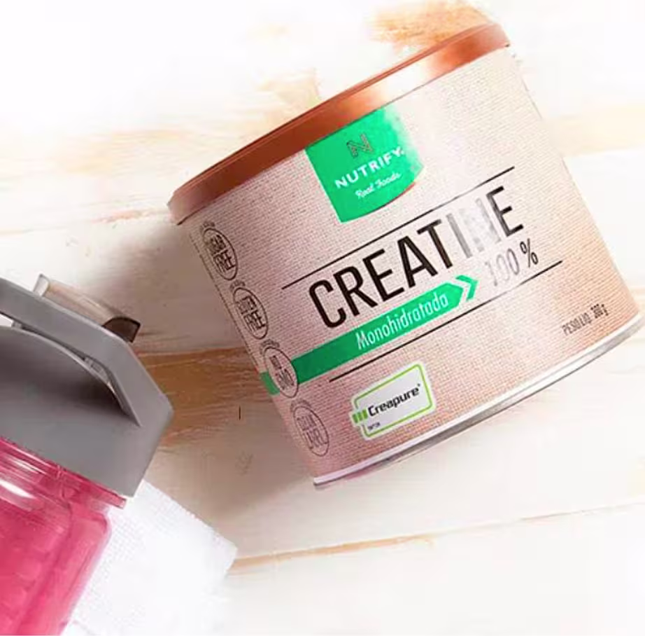 Suplemento Alimentar em Pó Nutrify Creatine Monohidratada 100% 300g.
