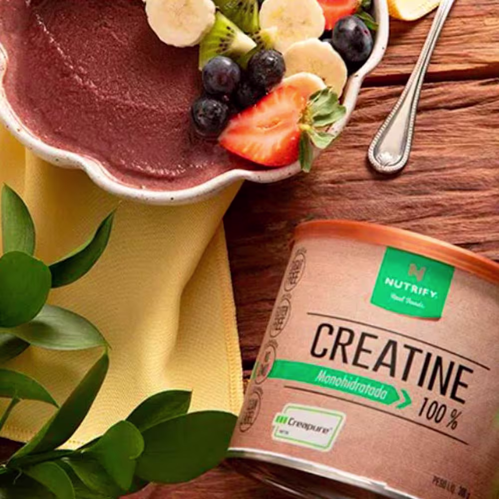 Suplemento Alimentar em Pó Nutrify Creatine Monohidratada 100% 300g.