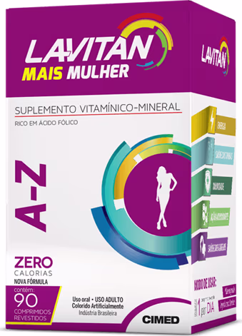 Suplemento Lavitan Mais Mulher 90 Comprimidos