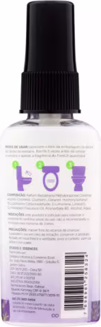 Bloqueador de Odores Sanitários FreeCô Lavanda, 60ml.