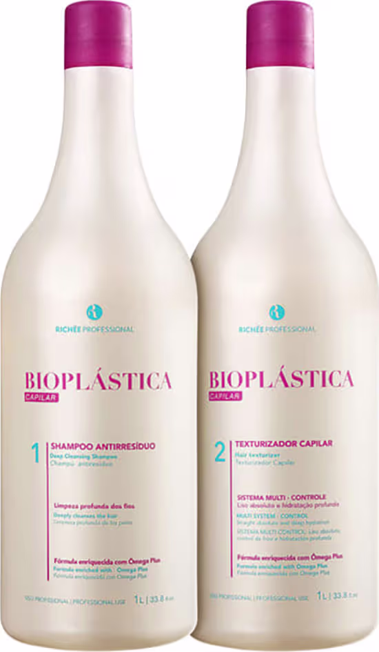 Kit Richée Professional Bioplástica Dupla Ação, 2 produtos.