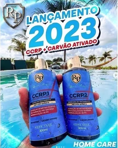 Kit Robson Peluquero CCRP .1 e .2 Carvão Ativado, 2 produtos.