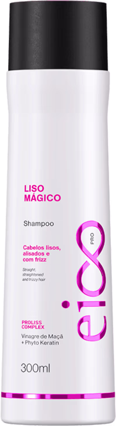 Shampoo Eico Pro Liso Mágico, 300ml.