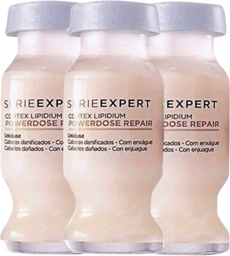 Kit L'Oréal Professionnel Absolut Repair Powerdose Repair Cortex Lipidium, 3 unidades.