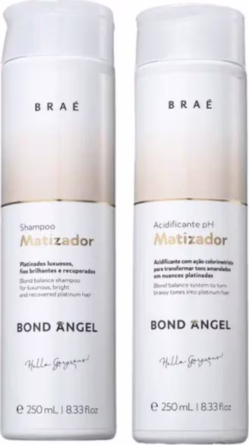 Kit Braé Bond Angel Matizador Duo Care, 2 produtos.