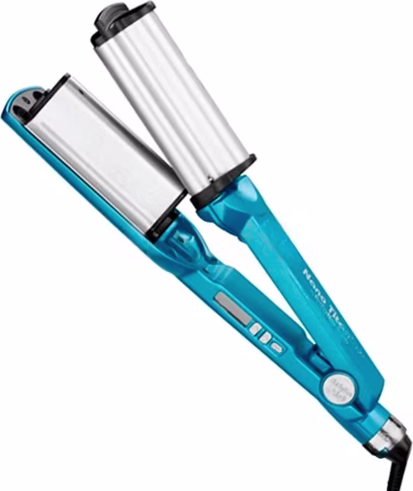 Modelador de Cachos Triondas Deep Waver Nano Titanium da marca Babyliss Pro.