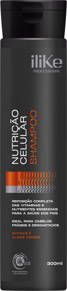 Shampoo iLike Professional Nutrição Celular, 300ml.