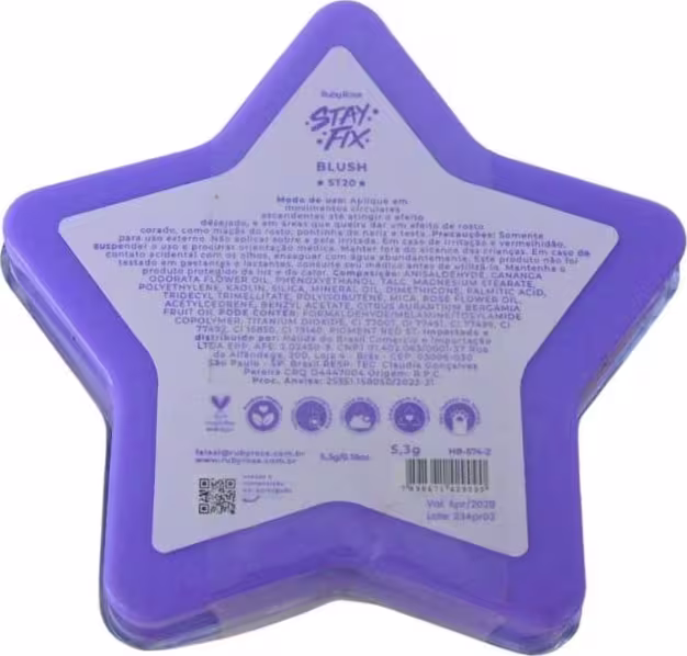 Blush Compacto Ruby Rose Stay Fix ST20, 5,3g.