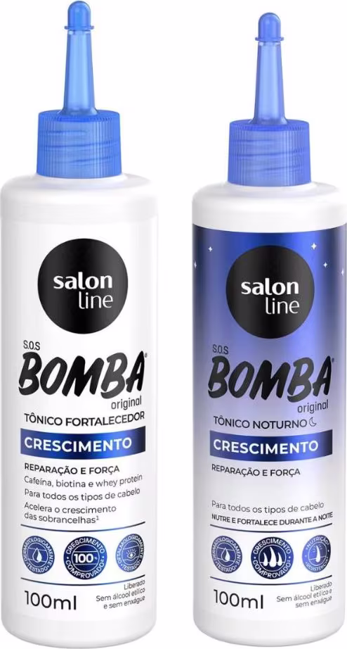 Kit Salon Line S.O.S Bomba Crescimento Duo Power. 2 Produtos.
