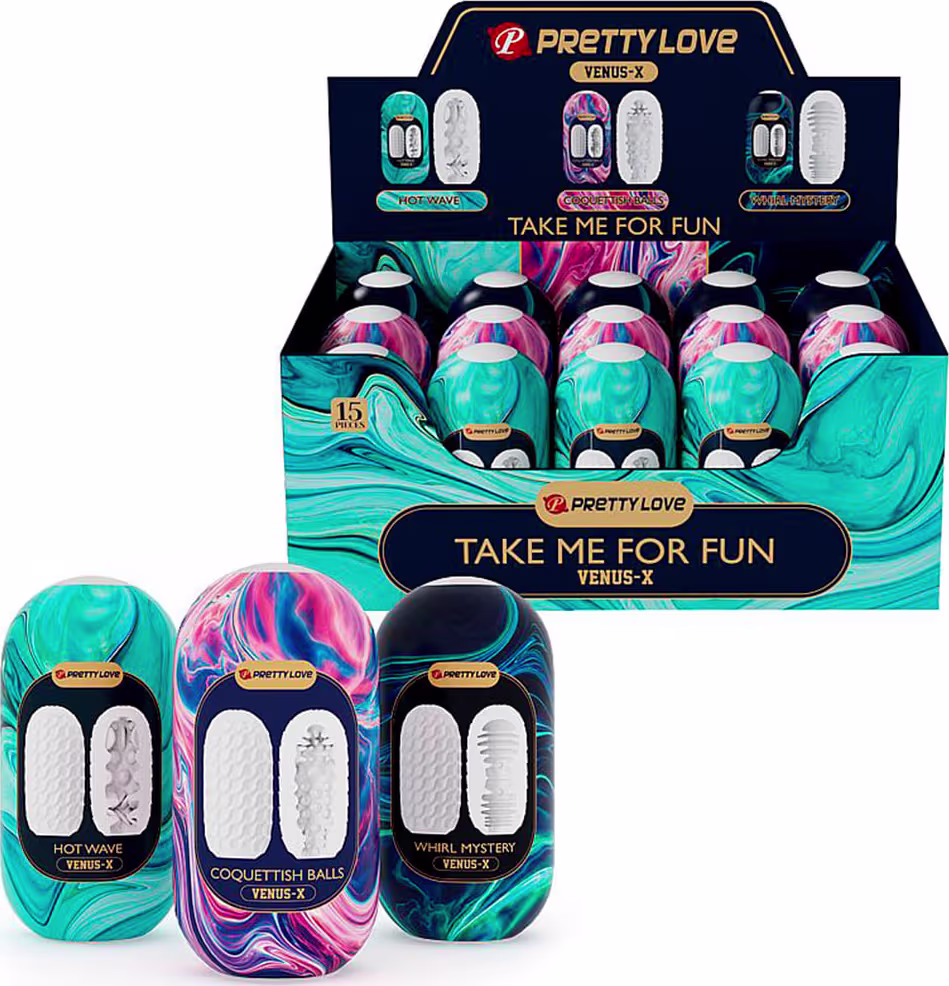 Masturbador Masculino Pretty Love Venus-X Egg, 1 produto.
