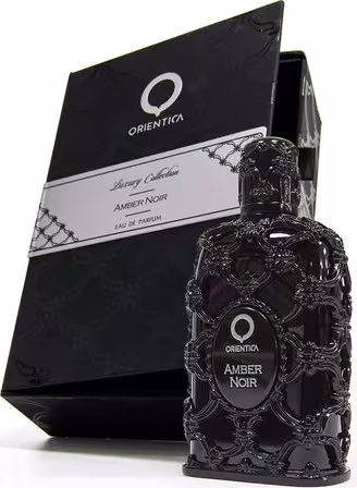 Perfume masculino Amber Noir de Orientica.
