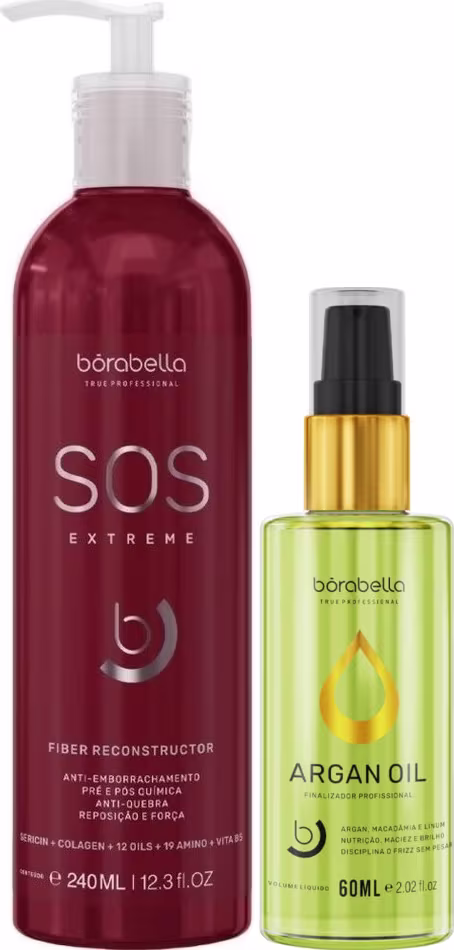Borabella SOS Anti Emborrachamento 240ml + Óleo Argan 60ml