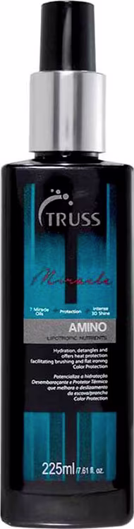 A imagem mostra um frasco spray de leave-in.