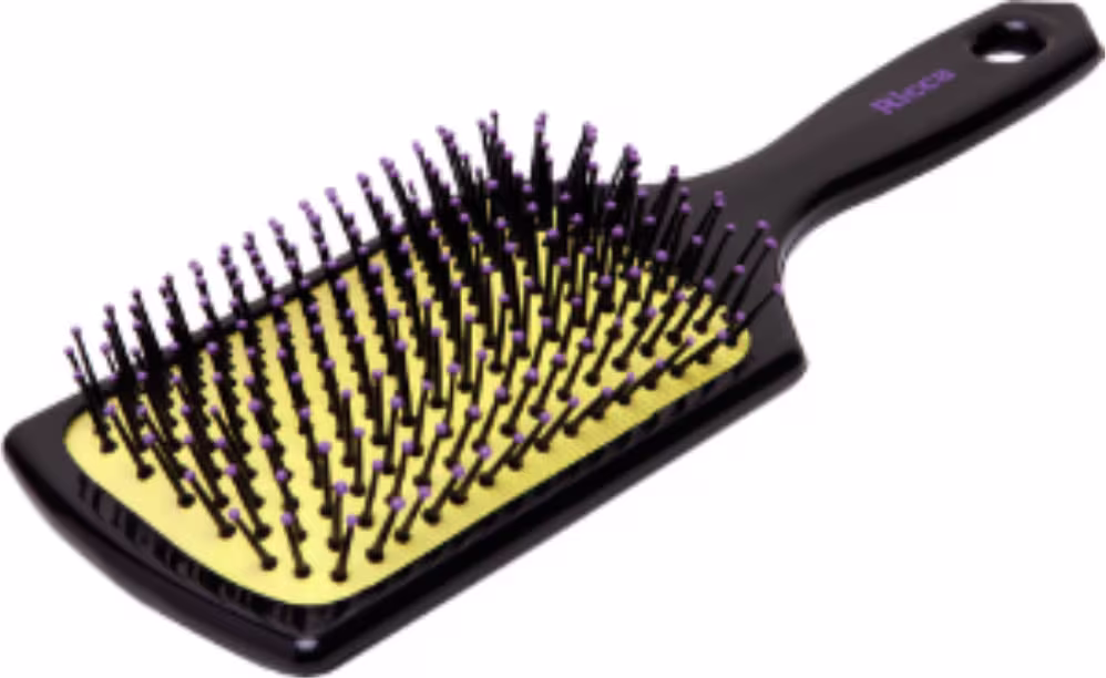 Escova de cabelo Basic Colors, da marca Ricca.