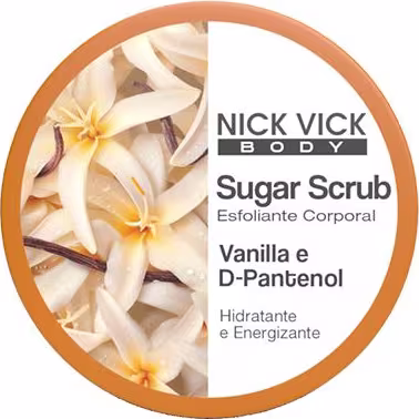 Esfoliante Corporal Nick & Vick Body Sugar Scrub, 250g.
