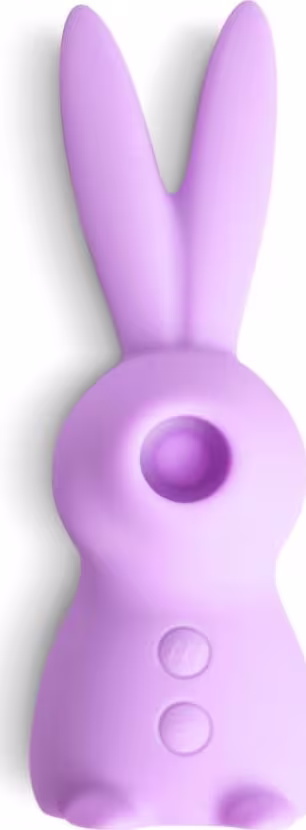 A imagem mostra Estimulador de Clitóris Recarregável Magic Rabbit, em formato de coelho.