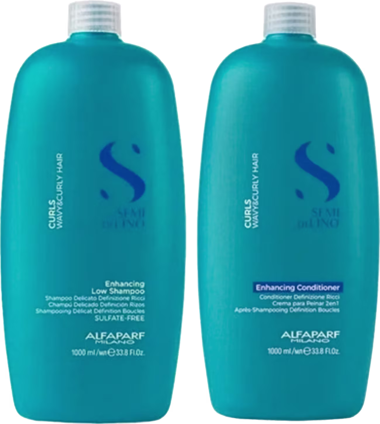 Kit Alfaparf Semi di Lino Curls Enhancing Duo Care, 2 produtos.