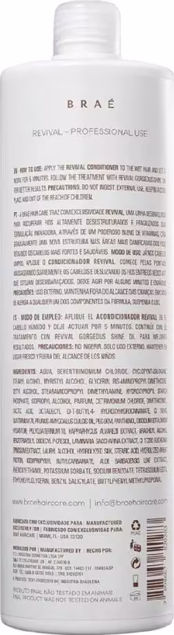 Kit Braé Revival Salon Quinteto, 5 produtos.