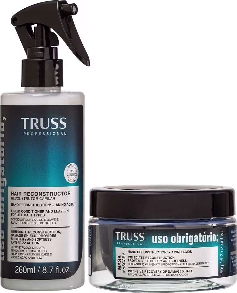 Kit TRUSS Uso Obrigatório Double Treat, 2 produtos.