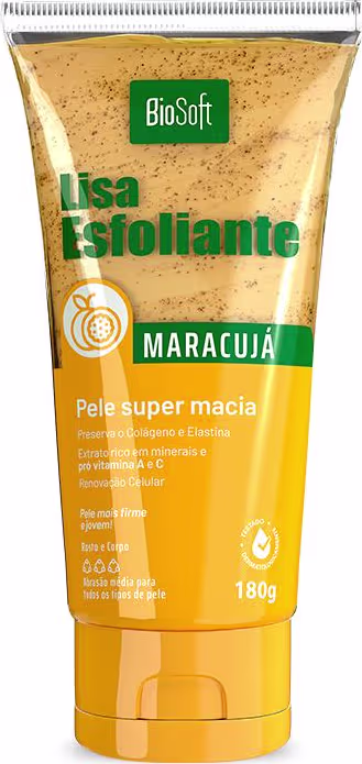 Esfoliante Corporal Lisa Maracujá Bio Soft