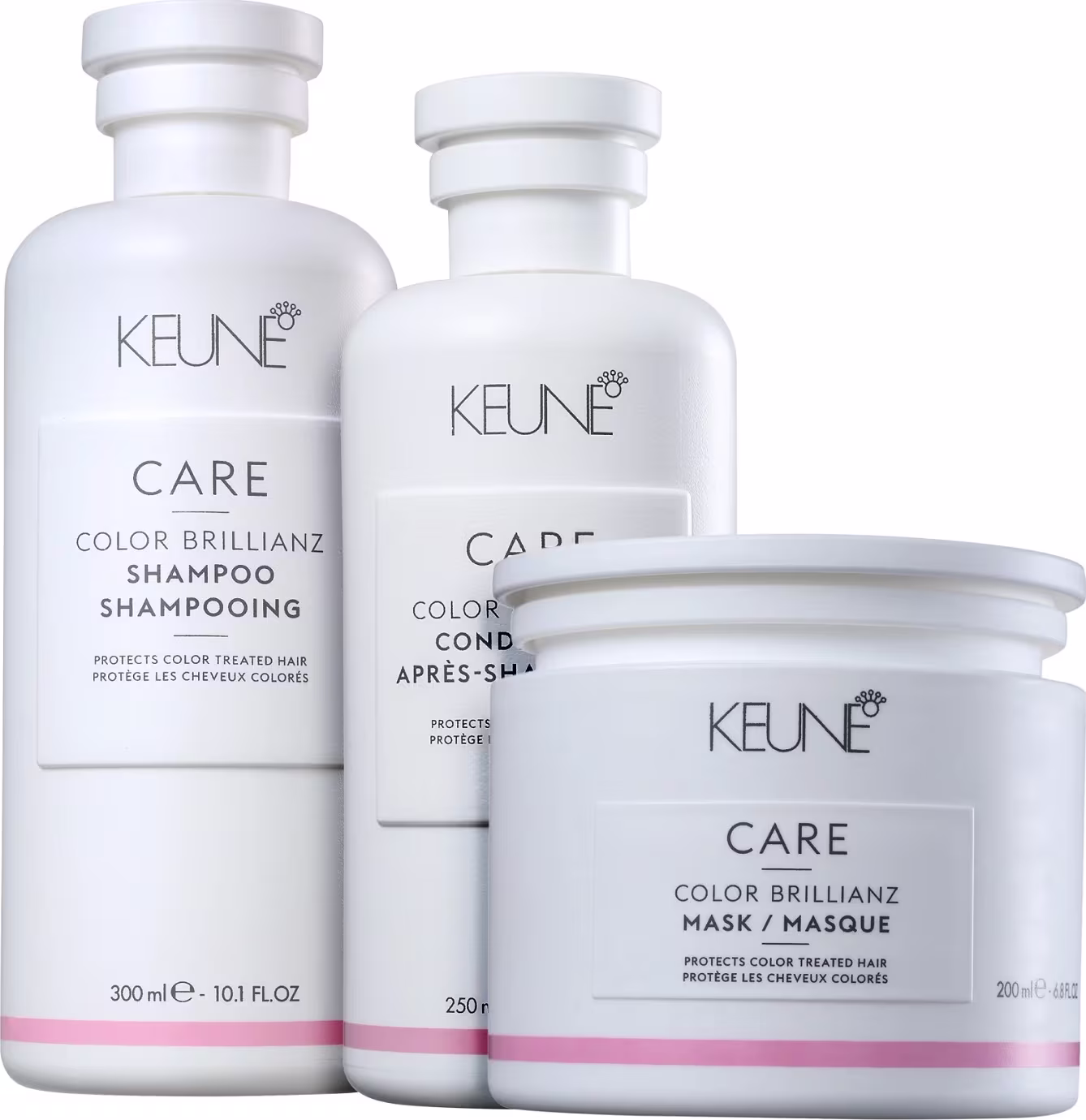 Kit Keune Care Color Brillianz Home Trio, 3 produtos.