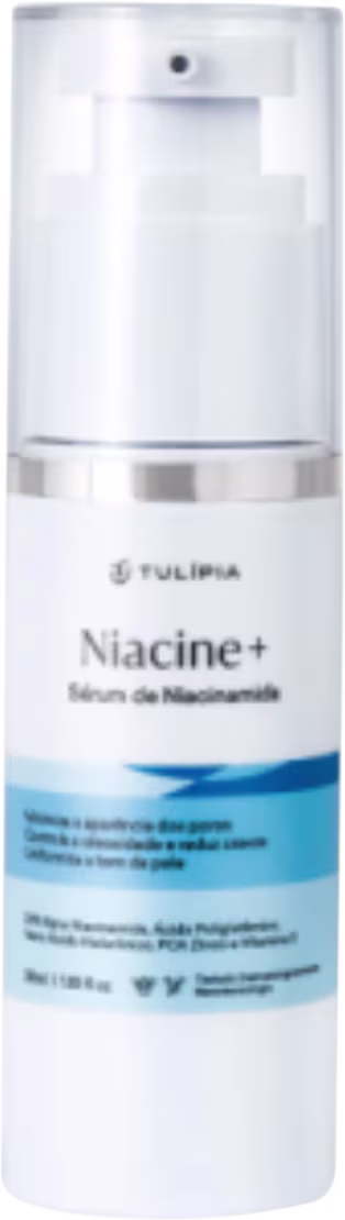 Sérum facial Niacine, da marca Tulípia Cosméticos.