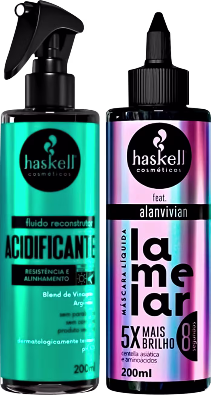 Kit Haskell Acidificante & Lamelar, 2 produtos.