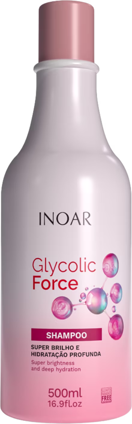 Shampoo Glycolic Force, da marca Inoar.