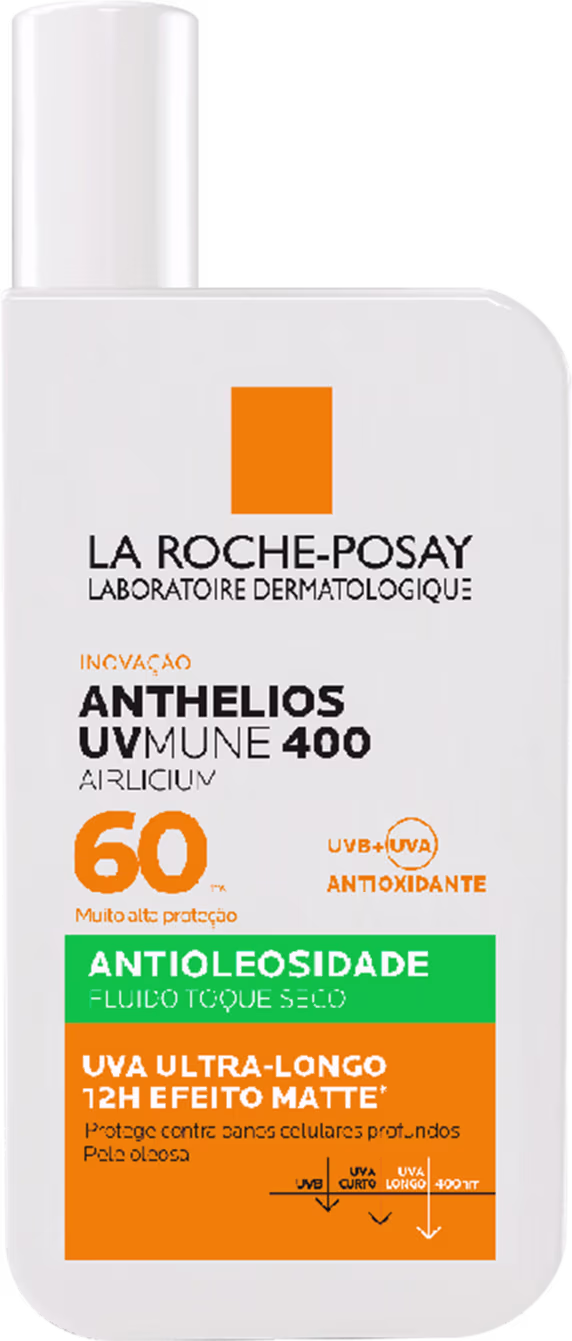 Protetor Solar Facial La Roche-Posay Anthelios UVMune400 Airlicium FPS60, 40ml.