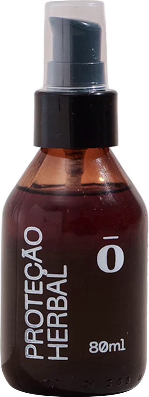 Frasco do produto Proteção Herbal da marca Fitō, com 80ml de volume