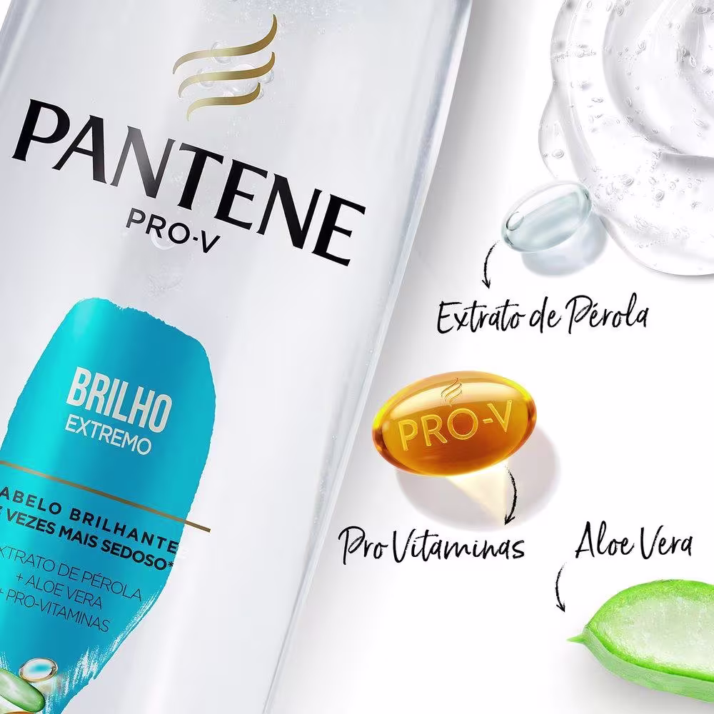 Condicionador Pantene Pro-V Brilho Extremo, 175ml.